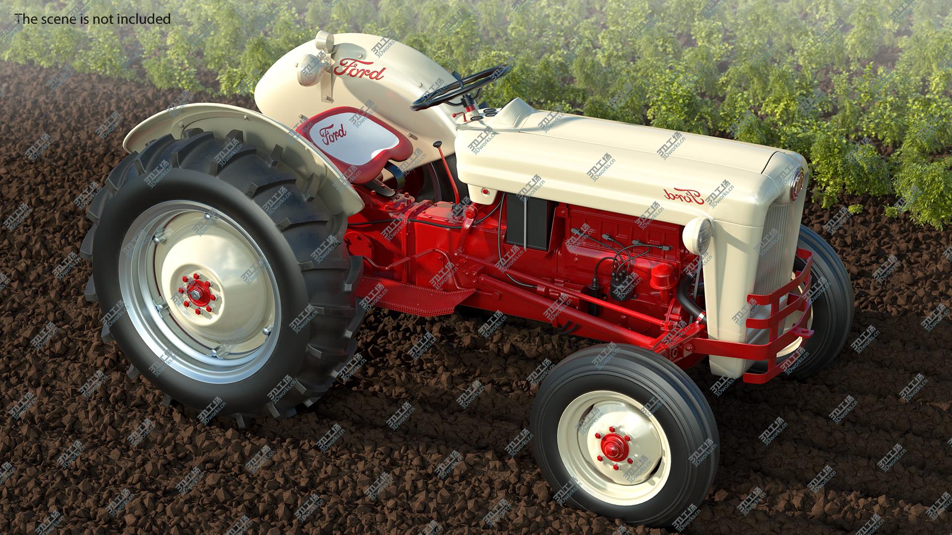 images/goods_img/202104091/Ford NAA Golden Jubilee 1953 Vintage Tractor Rigged model/5.jpg